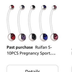 Maternity Belly Button Rings (3)